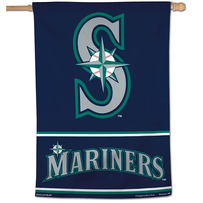 Bannière verticale simple face de l'équipe WinCraft Seattle Mariners 28" x 40"