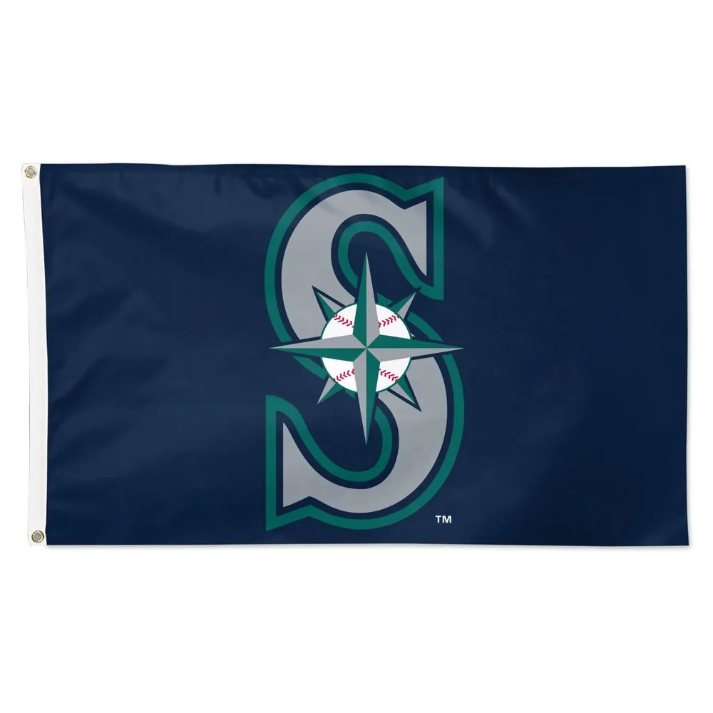 WinCraft Seattle Mariners 3' x 5' Drapeau simple face avec logo principal