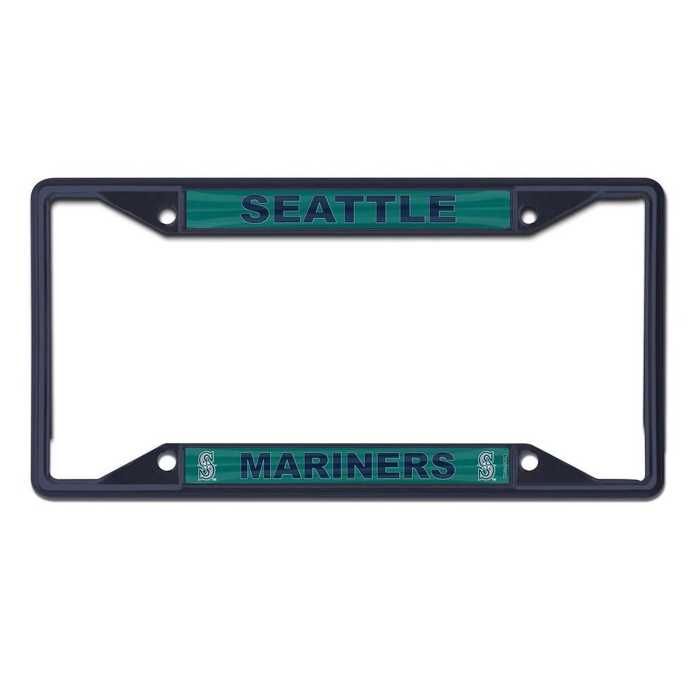 Cadre de plaque d'immatriculation couleur chrome WinCraft Seattle Mariners