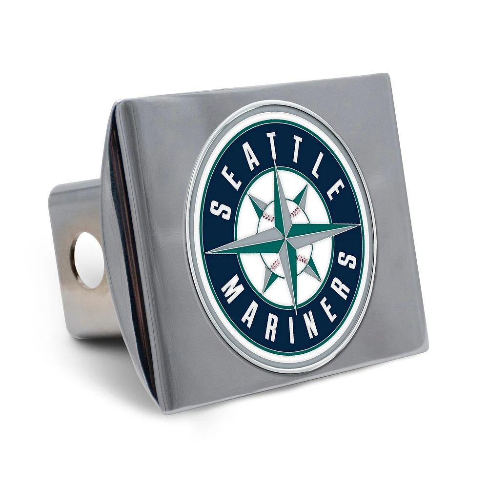 WinCraft Seattle Mariners Premium Metal Hitch Cover