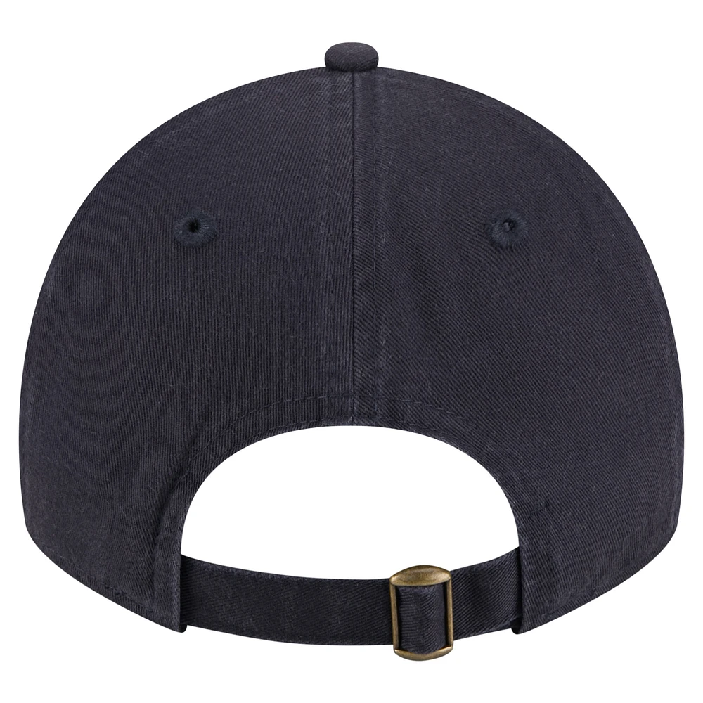 Women's New Era  Navy Seattle Mariners Preppy Team 9TWENTY Adjustable Hat