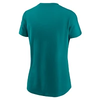 Women's Nike  Aqua Seattle Mariners Wordmark T-Shirt