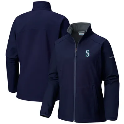 Seattle Mariners Columbia Women's Kruser Ridge II Softshell Full-Zip Jacket - Navy