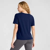 Women's Fanatics Navy Seattle Mariners Fan Fave Stadium Slub Boxy T-Shirt