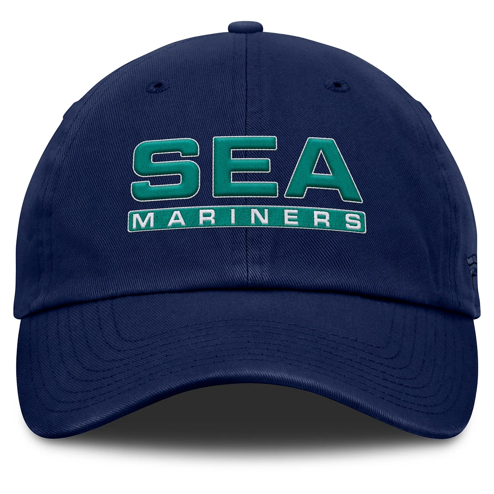 Casquette ajustable Fly Out pour femme de la marque Fanatics Navy Seattle Mariners