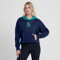 Women's Fanatics Navy Seattle Mariners Oversized Legacy Favorite Spectator Pullover Hoodie