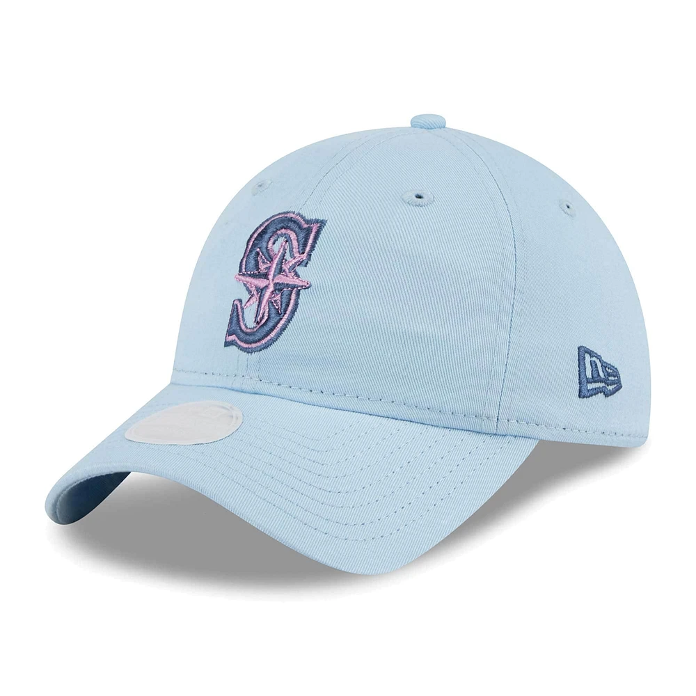 Women's New Era Light Blue Seattle Mariners Multi 9TWENTY Adjustable Hat