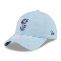 Casquette réglable multi 9TWENTY Seattle Mariners New Era bleu clair clair pour femme