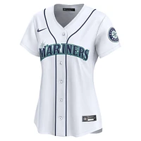 Maillot de joueur Nike Ichiro Suzuki pour femme, blanc, Seattle Mariners, domicile limité