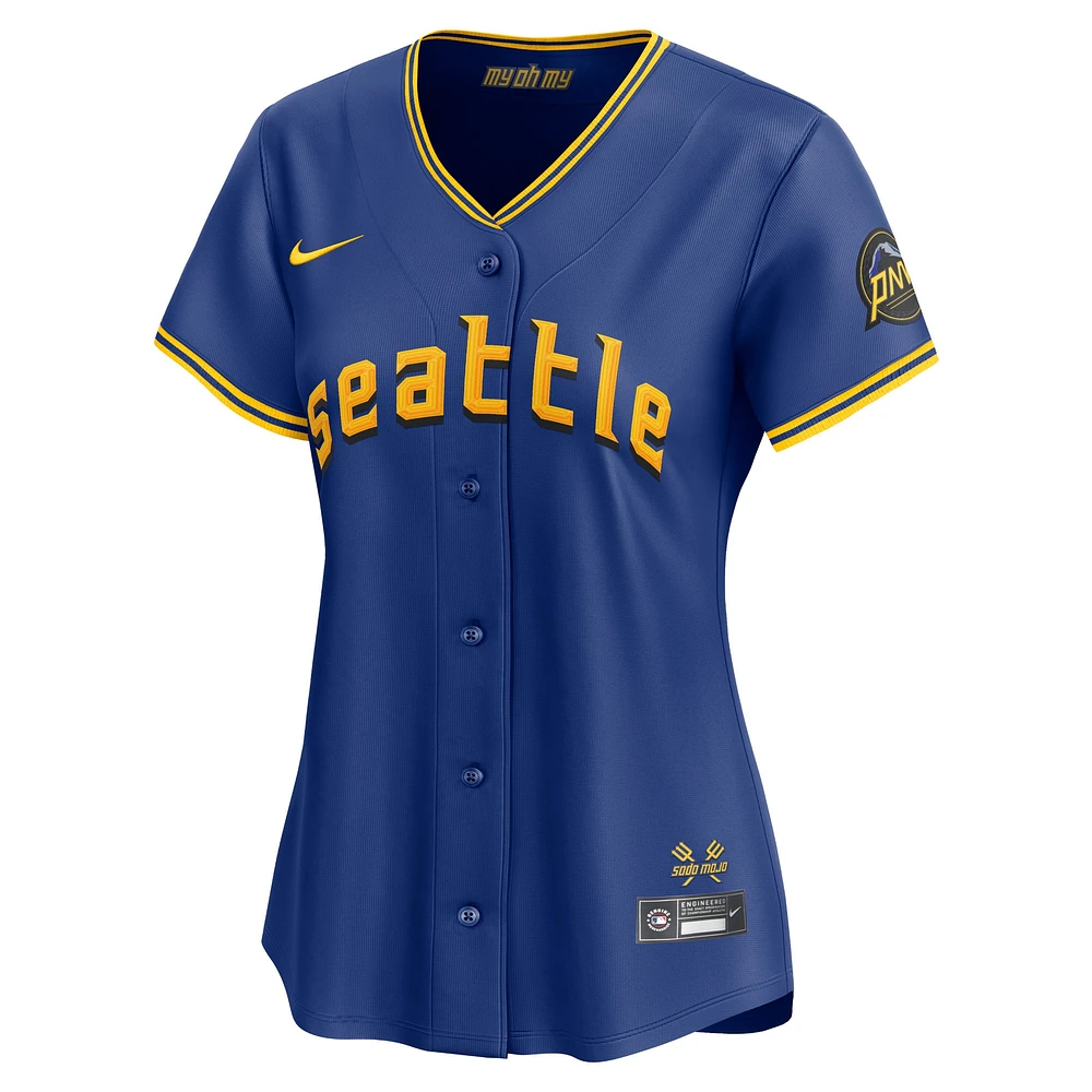 Women's Nike J.P. Crawford Royal Seattle Mariners City Connect Limited Player Jersey