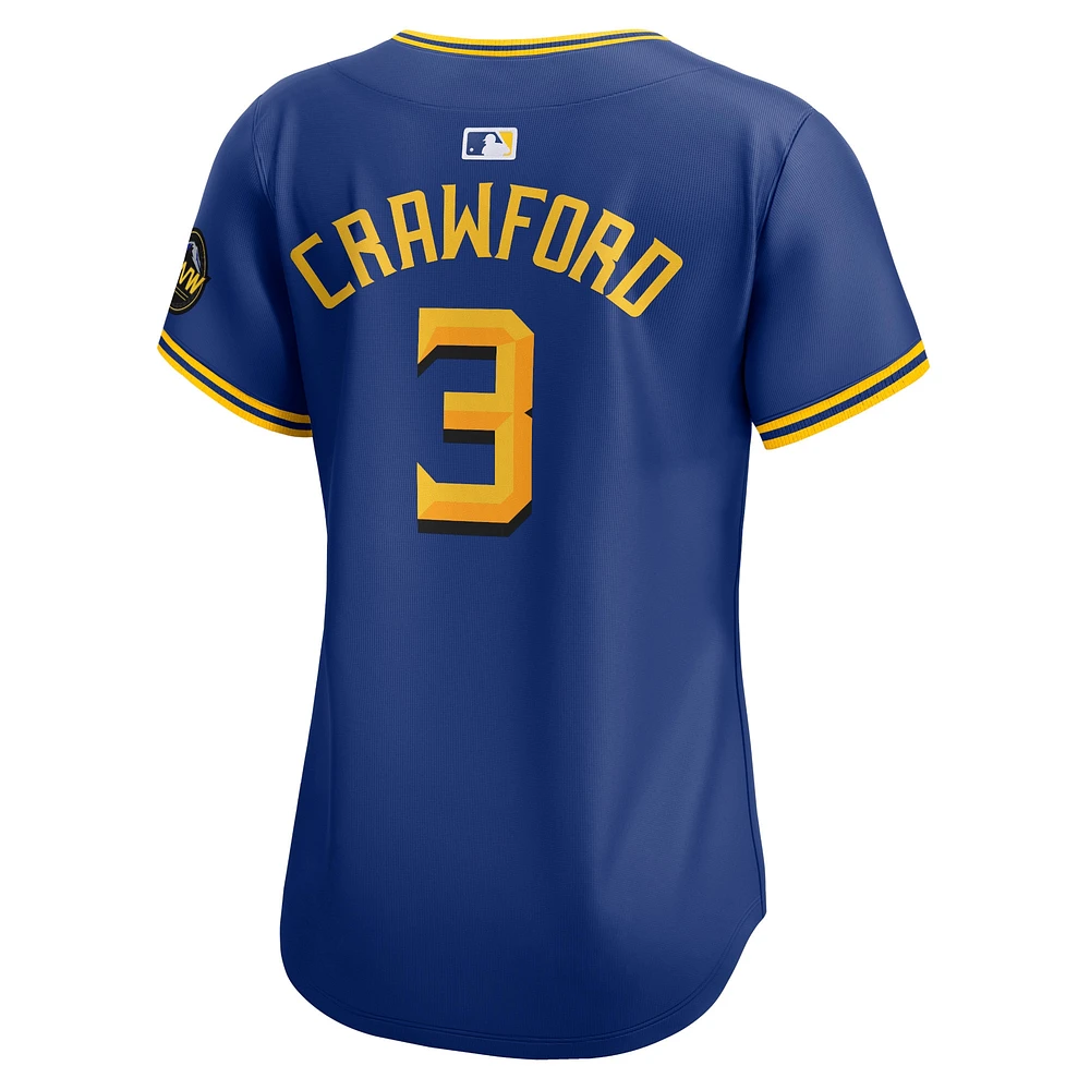 Women's Nike J.P. Crawford Royal Seattle Mariners City Connect Limited Player Jersey