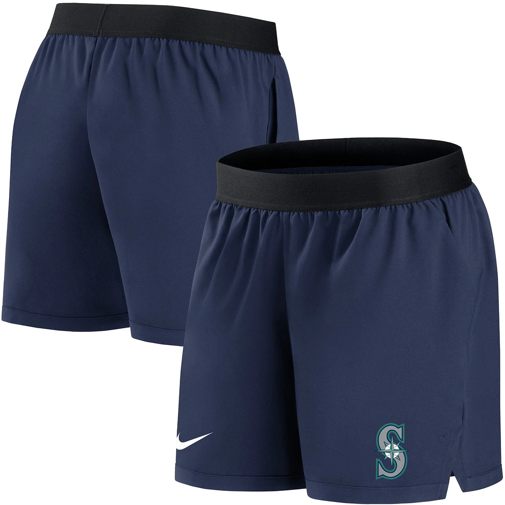 Short Nike Seattle Mariners Authentic Collection Flex Vent Max Performance pour femme - Bleu marine