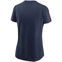 Women's Nike Navy Seattle Mariners Wordmark T-Shirt