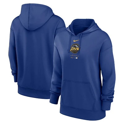 Women's Nike Royal Seattle Mariners City Connect Practice Performance Pullover Hoodie