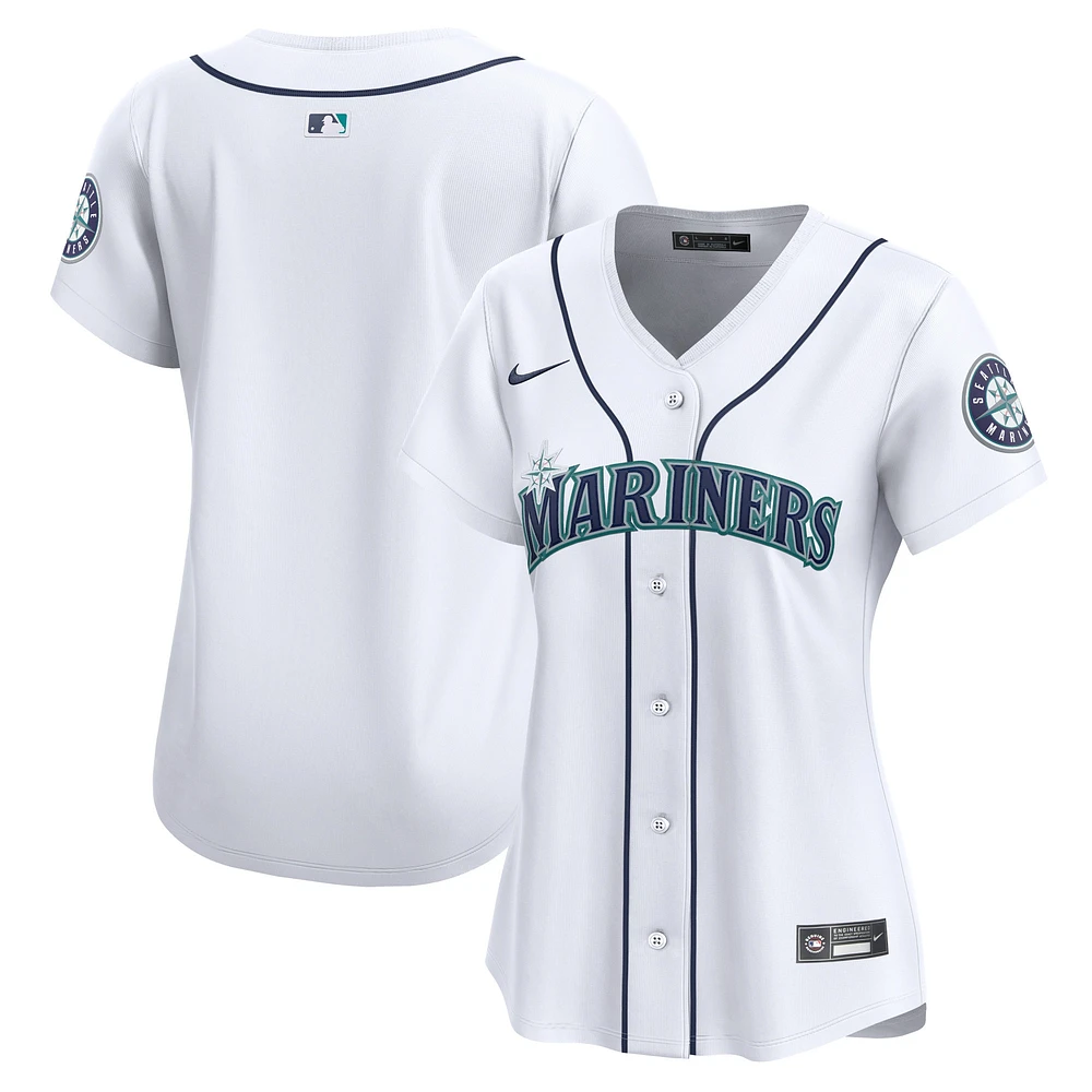 Maillot Nike blanc Seattle Mariners Home Limited pour femme