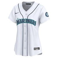 Maillot Nike blanc à domicile des Seattle Mariners pour femme