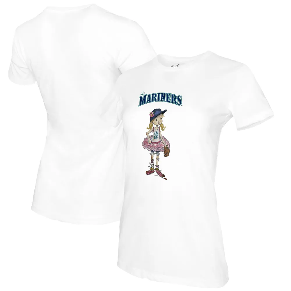 Lids Seattle Mariners Tiny Turnip Women's Baseball Tear T-Shirt