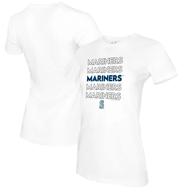 Lids Seattle Mariners Tiny Turnip Women's Baseball Tear T-Shirt