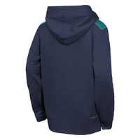 Youth Nike  Navy Seattle Mariners Authentic Collection Performance Pullover Hoodie