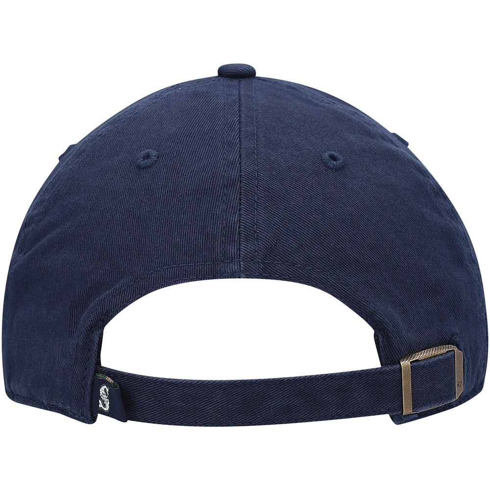 Casquette ajustable avec logo de l'équipe des Mariners de Seattle '47 bleu marine pour jeune