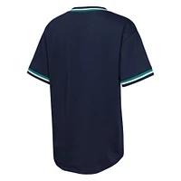 Youth  Navy Seattle Mariners Relief Pitcher V-Neck T-Shirt