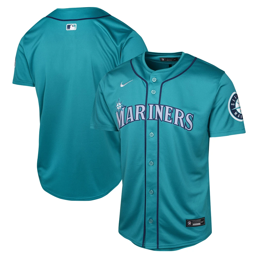 Maillot Nike Aqua Seattle Mariners Alternate Limited pour jeunes