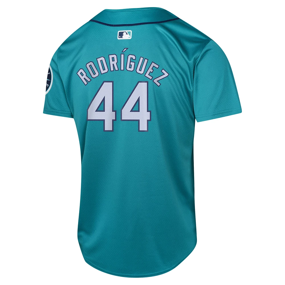 Youth Nike Julio Rodríguez Aqua Seattle Mariners Alternate Limited Player Jersey