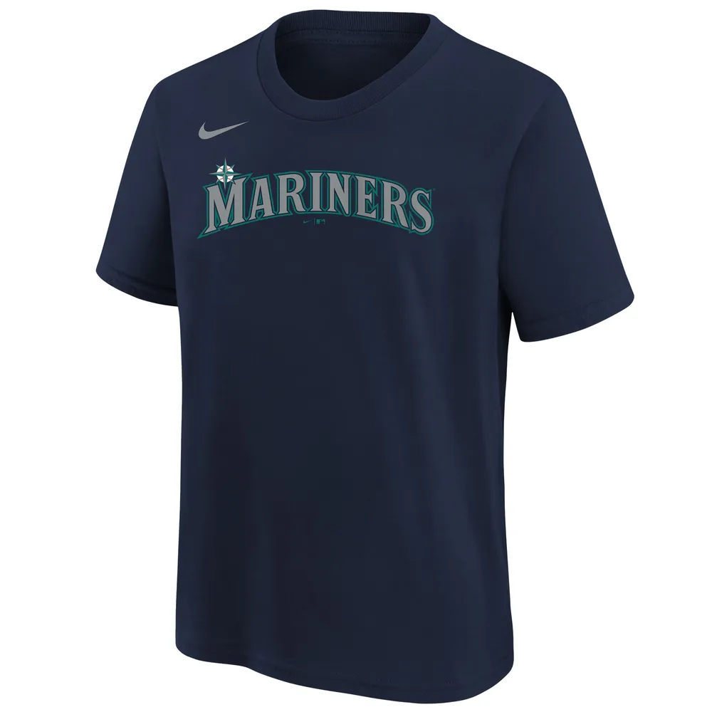 Nike Youth Nike Julio Rodriguez Navy Seattle Mariners Player Name & Number  T-Shirt