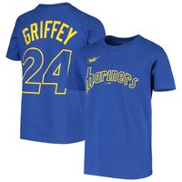 Men's Nike Ken Griffey Jr. Royal Seattle Mariners 2023 City Connect Name & Number T-Shirt Size: Small