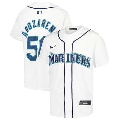 Maillot de jeu à domicile Nike Randy Arozarena pour jeunes des Mariners Seattle, blanc