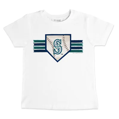 Tiny Turnip Seattle Mariners Slugger Tee Shirt Women's Small / White