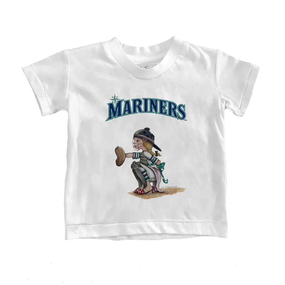 Seattle Mariners Pride Graphic T-Shirt - White - Mens