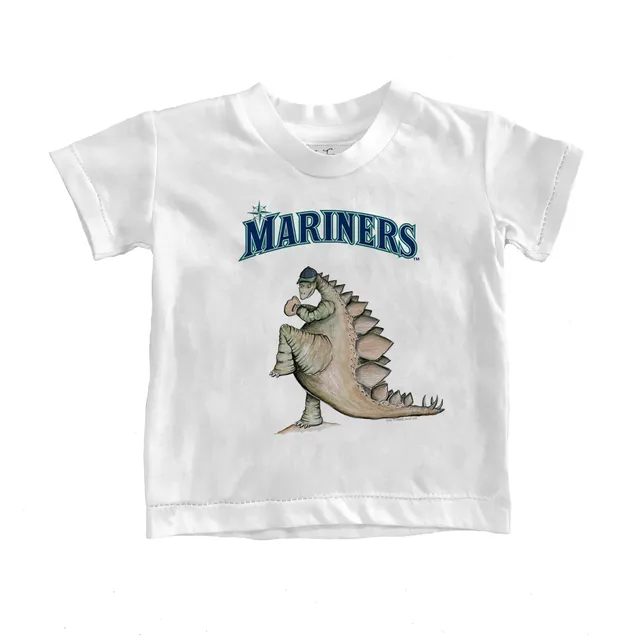 Youth Tiny Turnip White Seattle Mariners Baseball Crossbats T-Shirt Size: Small