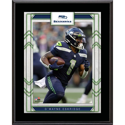 Plaque de joueur sublimée de 10,5" x 13" de D'Wayne Eskridge des Seahawks de Seattle