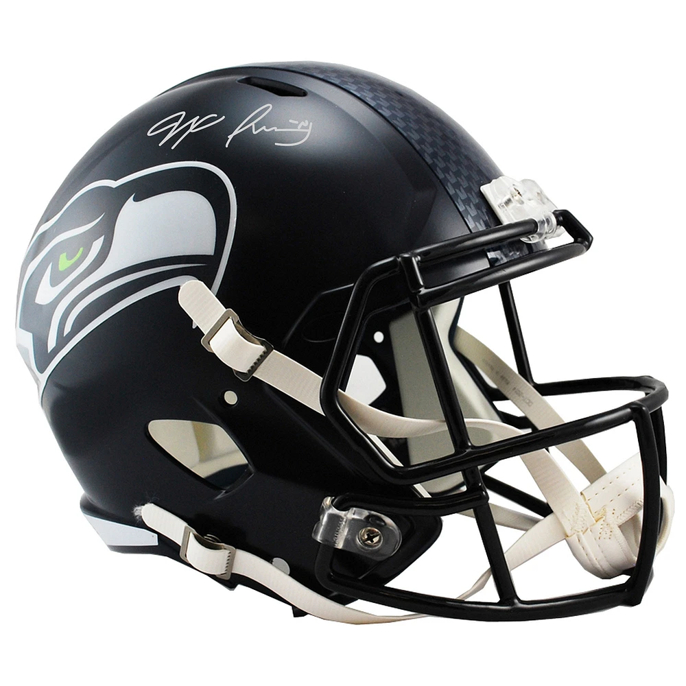 Fanatics Authentic Jaxon Smith-Njigba Seattle Seahawks 2023 NFL Draft First Round Pick Autographed Riddell Speed Replica Helmet