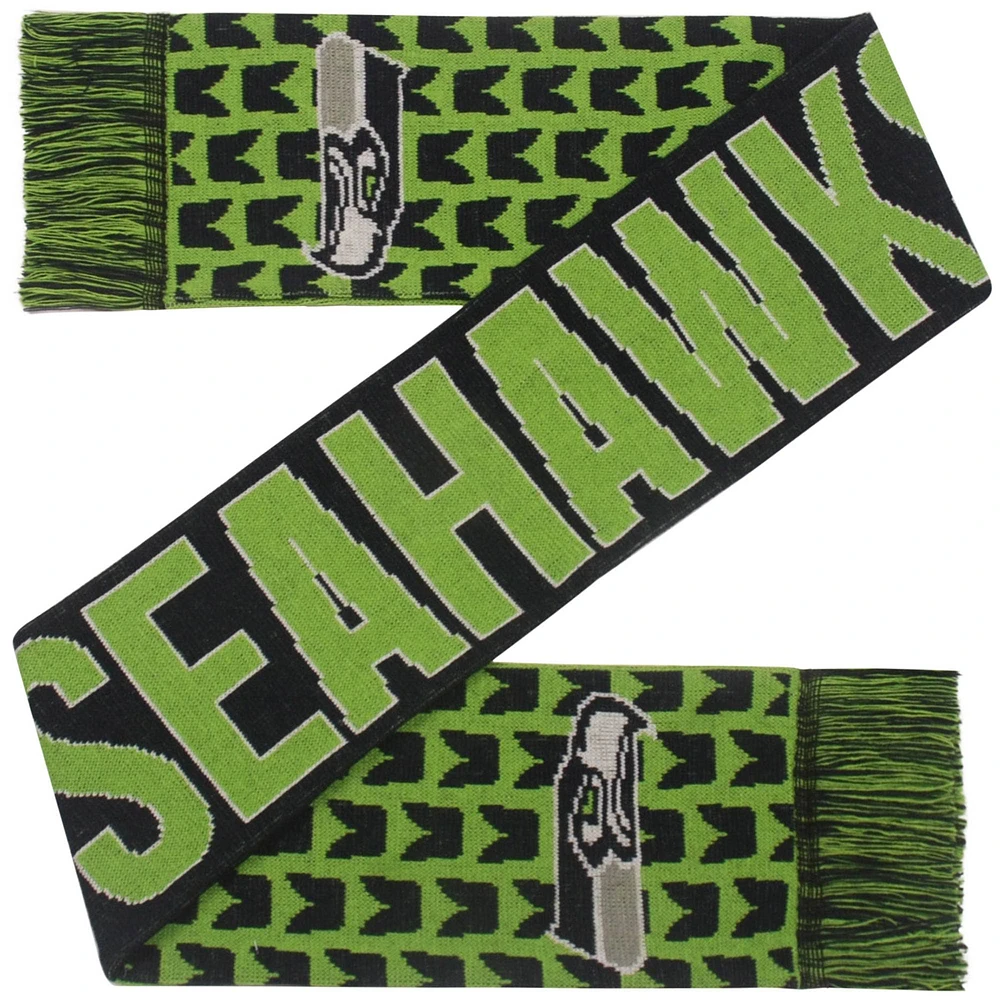 Écharpe thématique réversible FOCO Seattle Seahawks