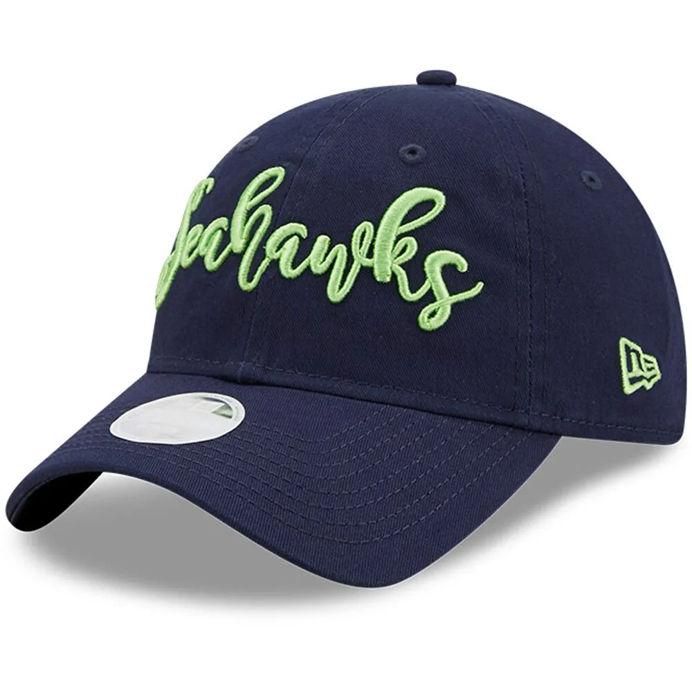 Officially Licensed NFL Floral 9TWENTY Adjustable Hat - Cowboys - Seahawks