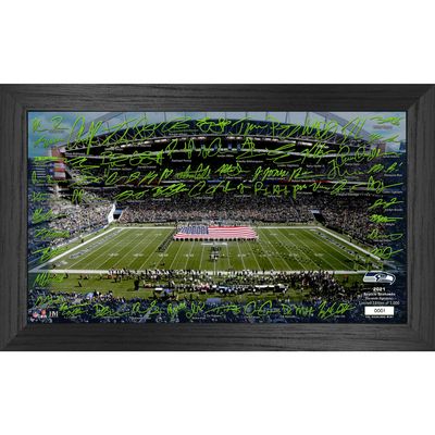 Seattle Seahawks Framed 15 x 17 12s Super Bowl XLVIII Champions Collage  with Game-Used Ball