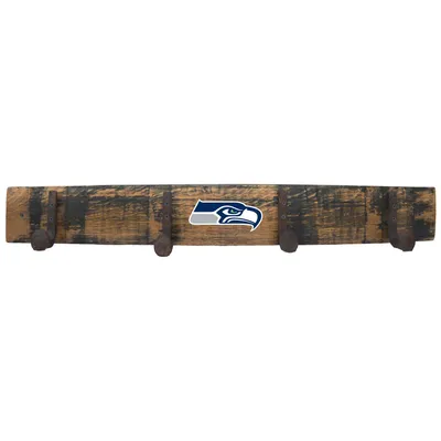 Seattle Seahawks Imperial 5'' x 35'' Oak Barrel Coat Rack