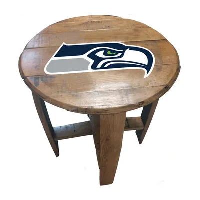 Seattle Seahawks Imperial Oak Barrel Table
