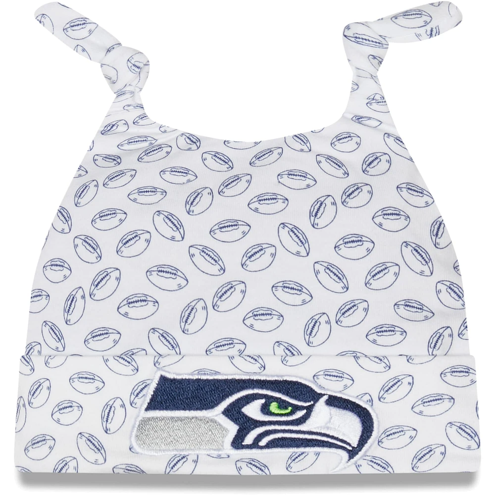 NWE SEA WHITE NFL INFANT CUTIE KNIT NE HATINFNIT