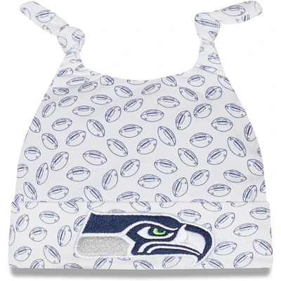 NWE SEA WHITE NFL INFANT CUTIE KNIT NE HATINFNIT