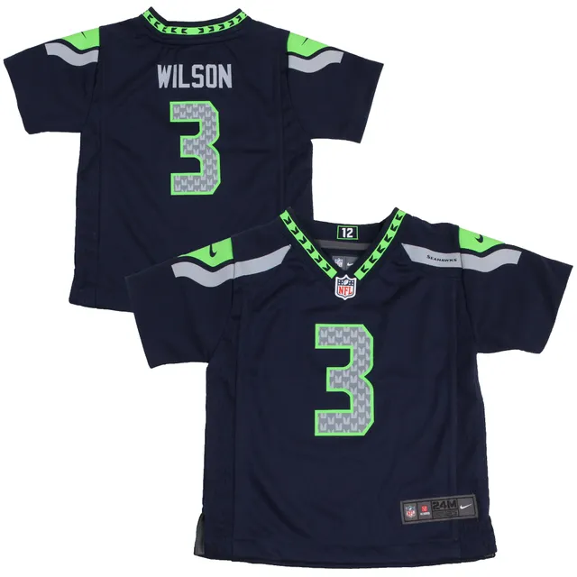 Lids Russell Wilson Seattle Seahawks Nike Infant Team Color Game Jersey  College Navy Green Tree Mall