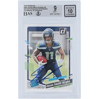 Jaxon Smith-Njigba Seattle Seahawks Autographed 2023 Panini Donruss Rated Rookie #390 Beckett Fanatics Witnessed Authenticated 9/10 Rookie Card 