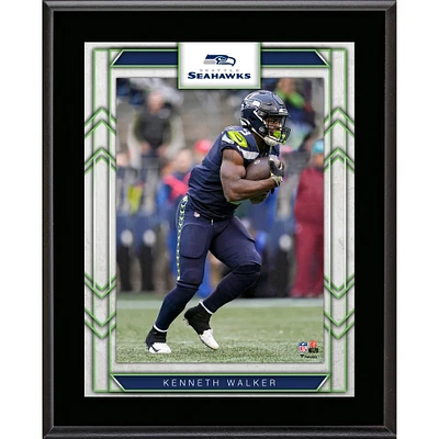 Plaque de joueur sublimée Kenneth Walker III Seattle Seahawks 10,5" x 13"
