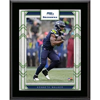 Plaque de joueur sublimée Kenneth Walker III Seattle Seahawks 10,5" x 13"