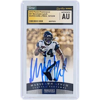 Marshawn Lynch Seattle Seahawks Autographed 2012 Panini Prominence #87 #/897 CGC Fanatics Witnessed Authenticated Card