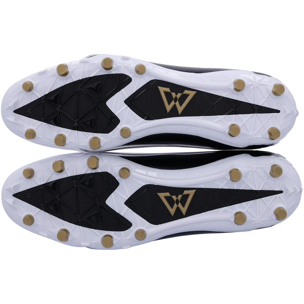 Marshawn Lynch Seattle Seahawks Autographed Black, White & Gold Beast Mode B.T.A Elite Football Cleats 