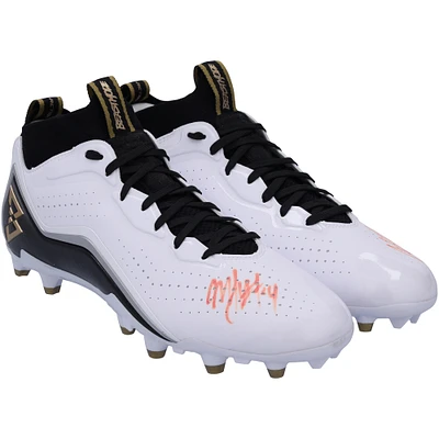 Marshawn Lynch Seattle Seahawks Autographed Black, White & Gold Beast Mode B.T.A Elite Football Cleats 