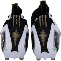 Chaussures de football dédicacées Beast Mode B.T.A Elite noires, blanches et dorées de Marshawn Lynch Seattle Seahawks - Signées en vert - Édition limitée #1/1